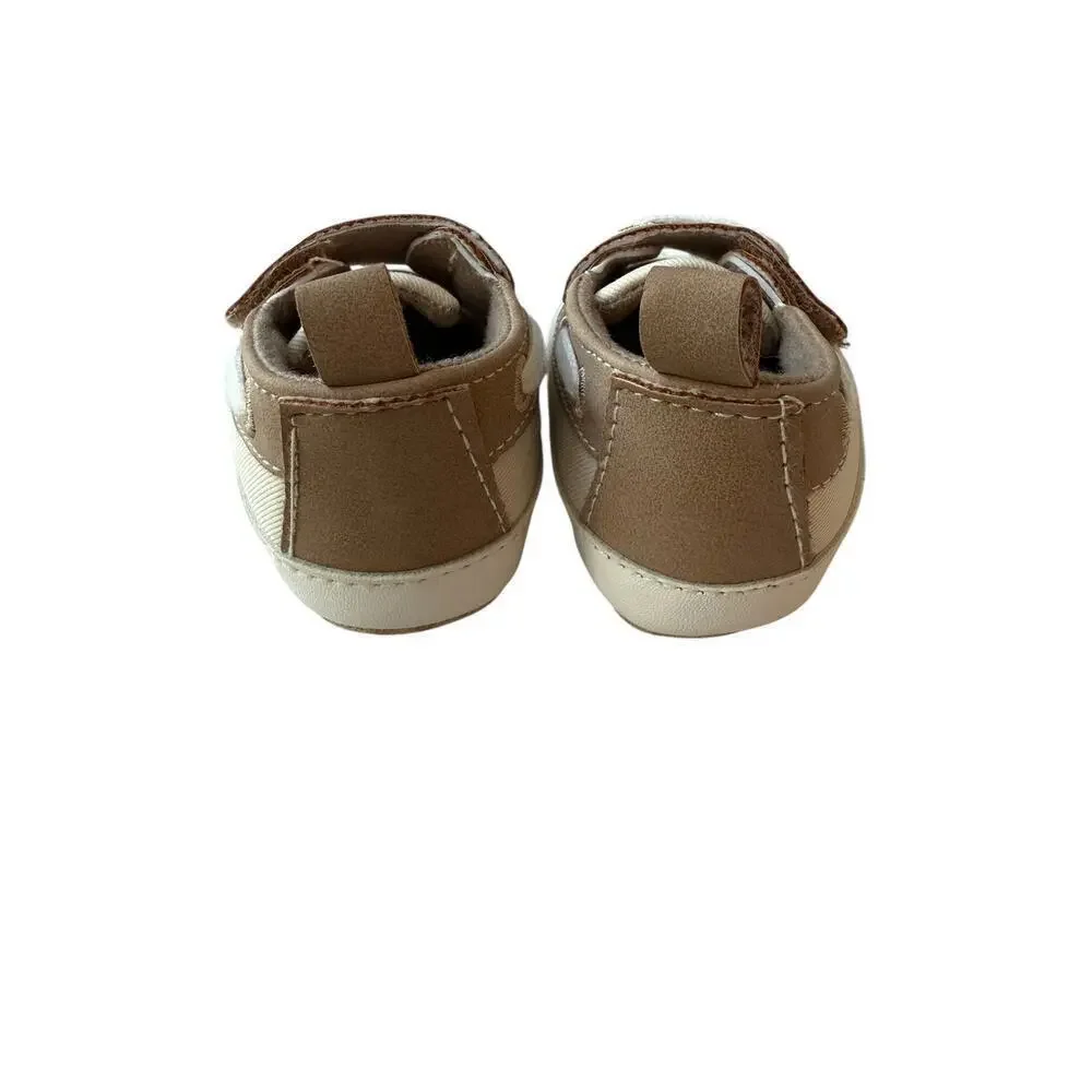 Cat & Jack Toddler's Beige Casual Shoes Canvas Cotton Size 0-3 Months